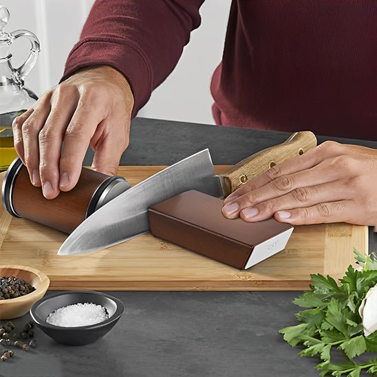Aiguiseur Couteau | ROLLER SHARPE™ Affutage des Couteaux comme un Chef - Bouticuisine