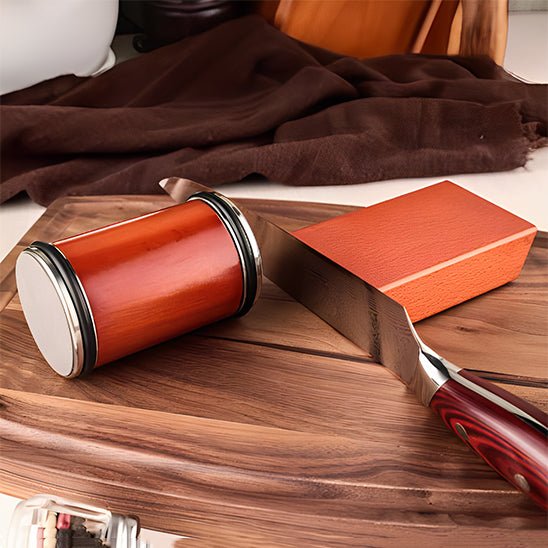 Aiguiseur Couteau | ROLLER SHARPE™ Affutage des Couteaux comme un Chef - Bouticuisine