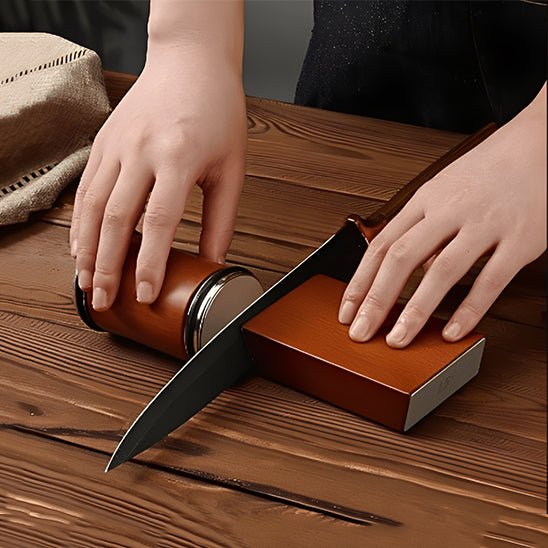 Aiguiseur Couteau | ROLLER SHARPE™ Affutage des Couteaux comme un Chef - Bouticuisine