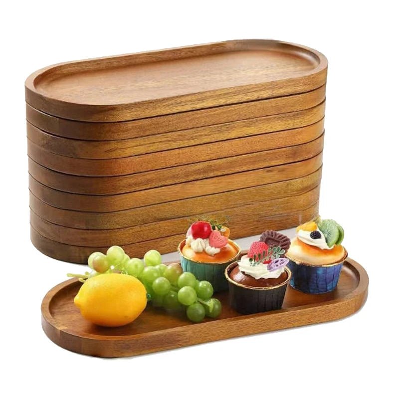 Assiette l DESSERT WOOD™ Elégance naturelle pour votre table - Bouticuisine