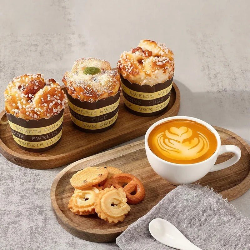 Assiette l DESSERT WOOD™ Elégance naturelle pour votre table - Bouticuisine