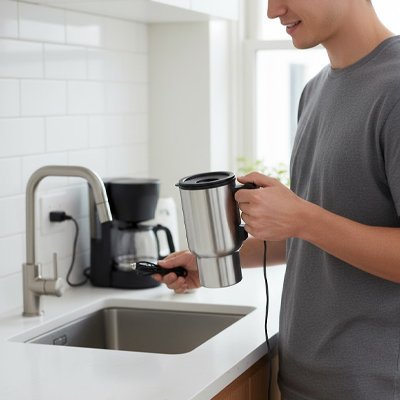 Bouilloire | EASY TRIP™ A Utiliser dans Tous Les Voyages - Bouticuisine