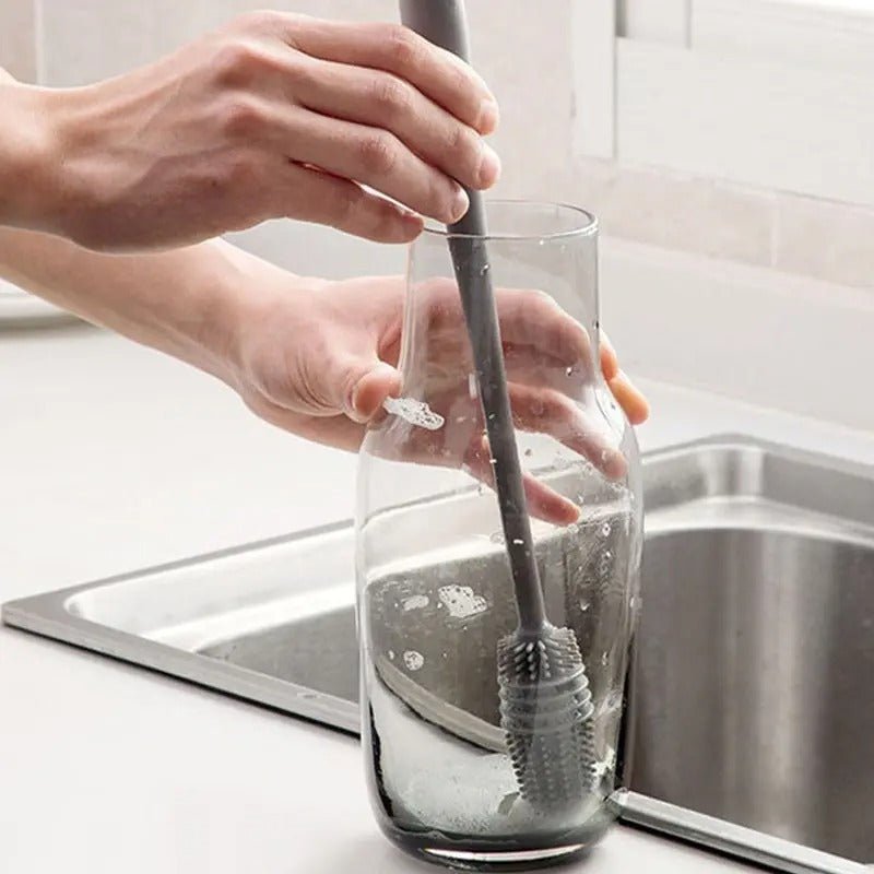 Brosse nettoyage bouteilles 360° | BRUSH CLEAN™ - Bouticuisine