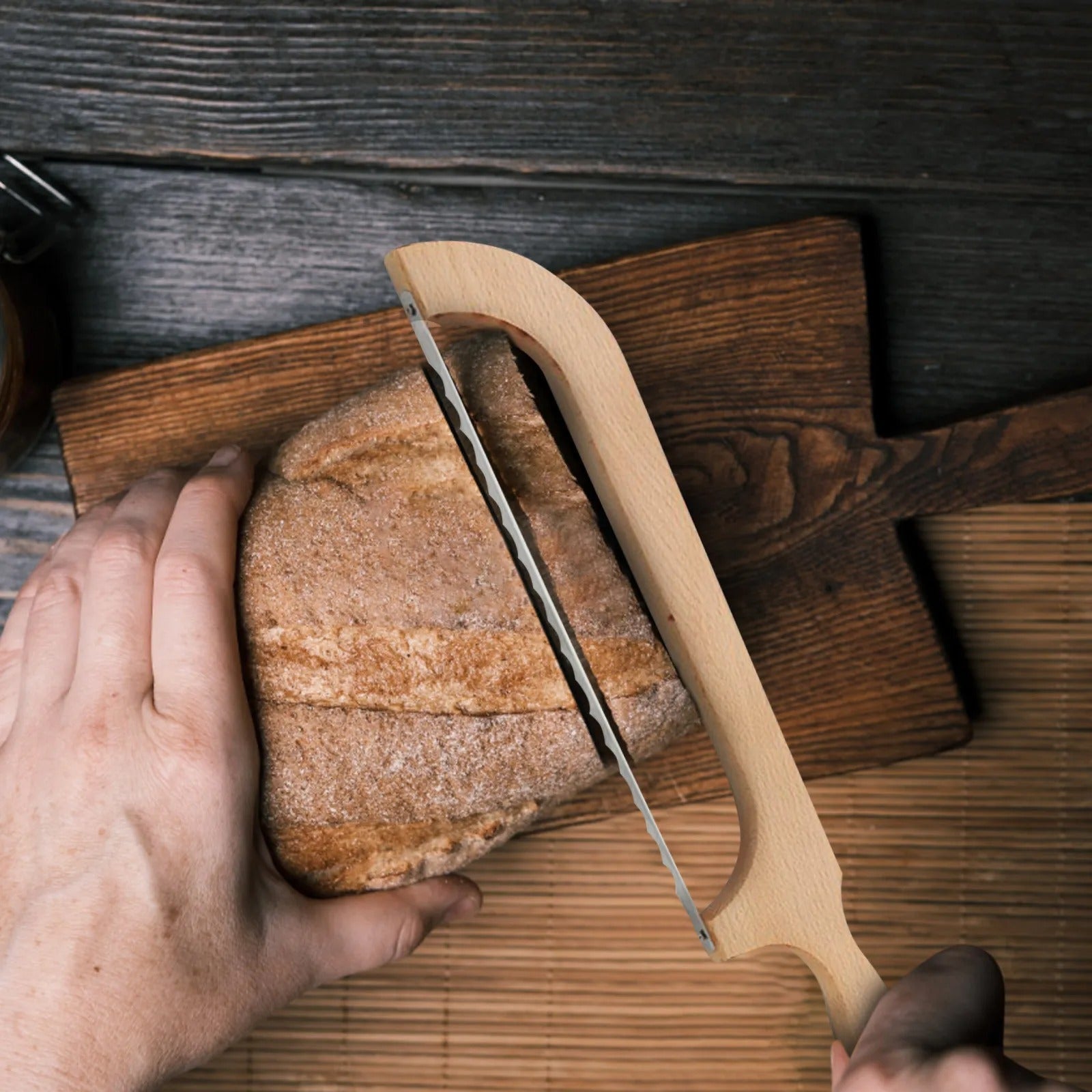 Couteau à Pain | Bread Cut™ l'Art de Trancher le Pain - Bouticuisine
