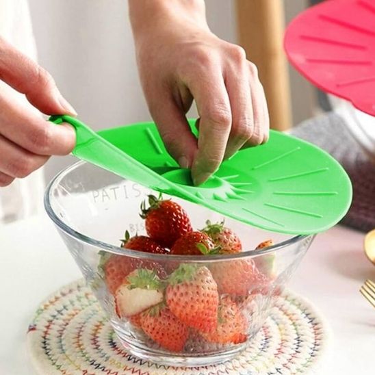 Couvercle | FRESH COVER™ Utilisation Varié, Micro onde, Rérigérateur - Bouticuisine
