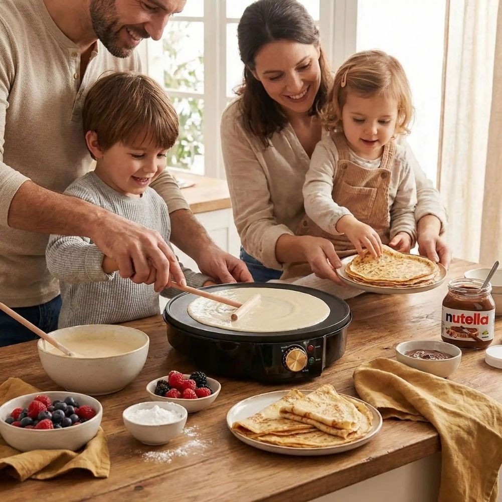 Crepiere | CREPYPRO™ Electrique pour des Crêpes Savoureuses - Bouticuisine