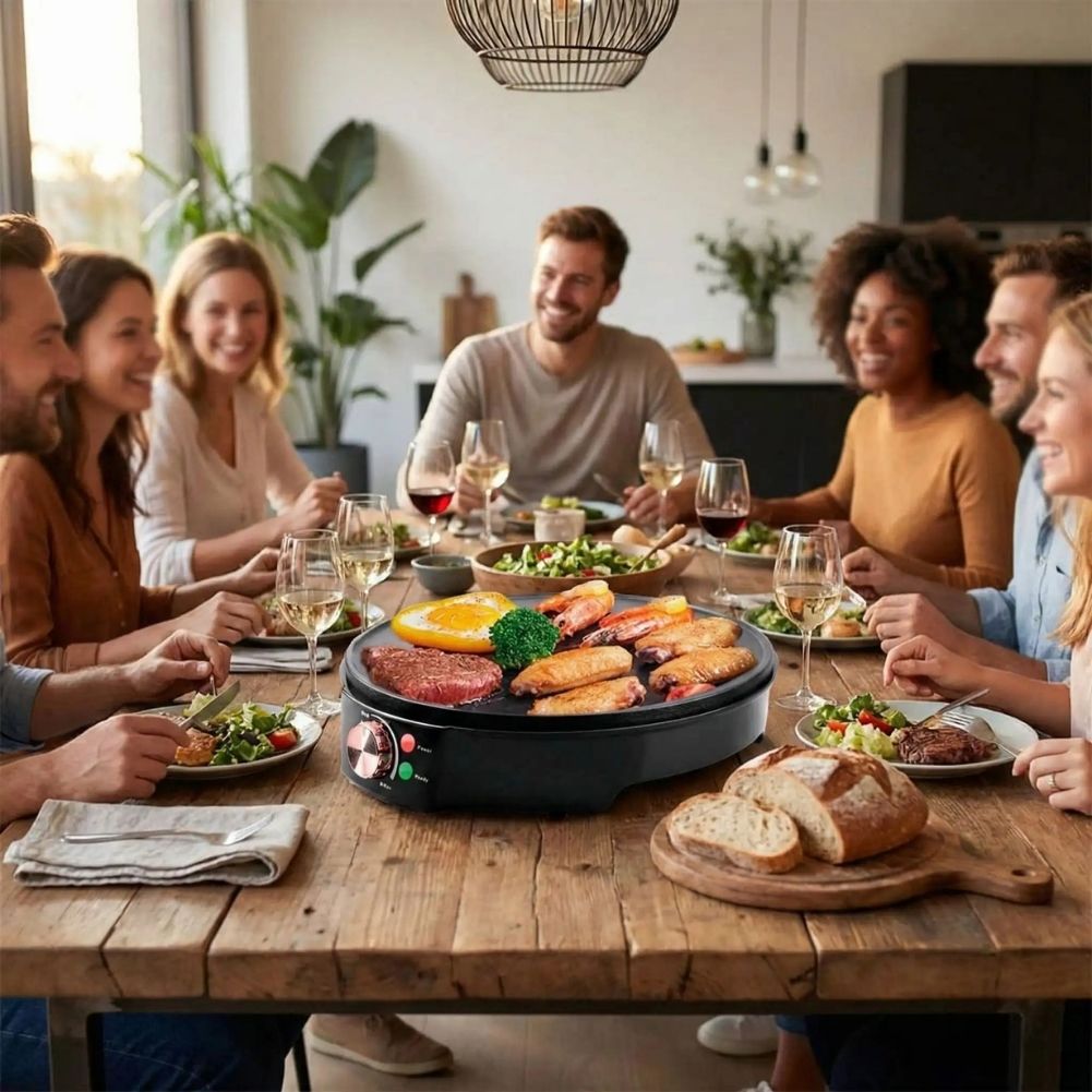 Crepiere | CREPYPRO™ Electrique pour des Crêpes Savoureuses - Bouticuisine