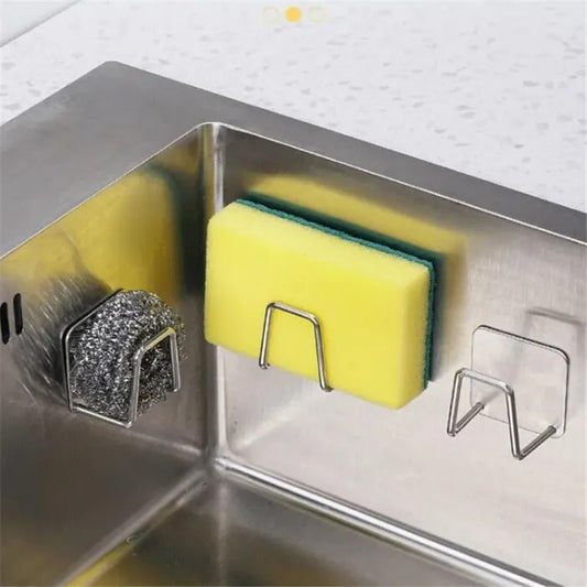 Egouttoir | SPONGEHOLDER™ auto - adhésif en acier - Bouticuisine