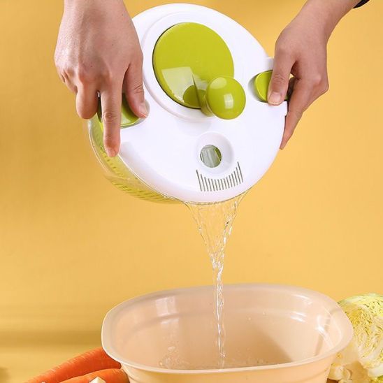 Essoreuse à Salade | Salado™ Sécher les Salade en un Tour de Main - Bouticuisine
