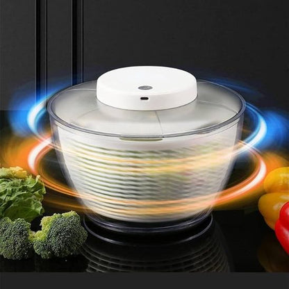 Essoreuse à Salade | VEGETAL ELECTRIC™ Sans Effort en Gagnant du Temps - Bouticuisine