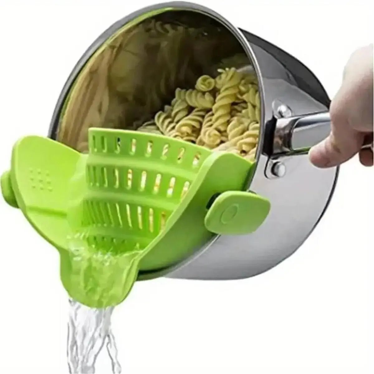 Passoire | PASTA CLIP™ S'Adapte à toutes les Casseroles - Bouticuisine