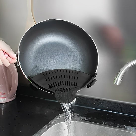 Passoire | PASTA CLIP™ S'Adapte à toutes les Casseroles - Bouticuisine