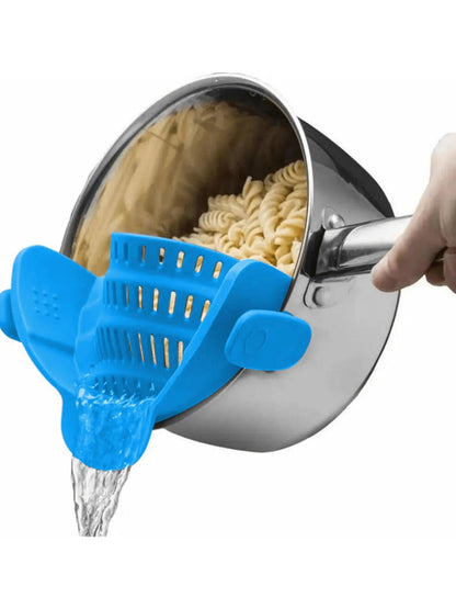 Passoire | PASTA CLIP™ S'Adapte à toutes les Casseroles - Bouticuisine