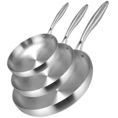 Poele Inox | FRY STEEL SET™ - Bouticuisine