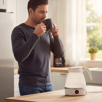 Bouilloire | COMPRESS™  Compacte Pour Voyage