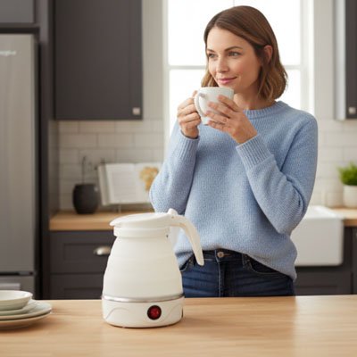 Bouilloire | COMPRESS™  Compacte Pour Voyage