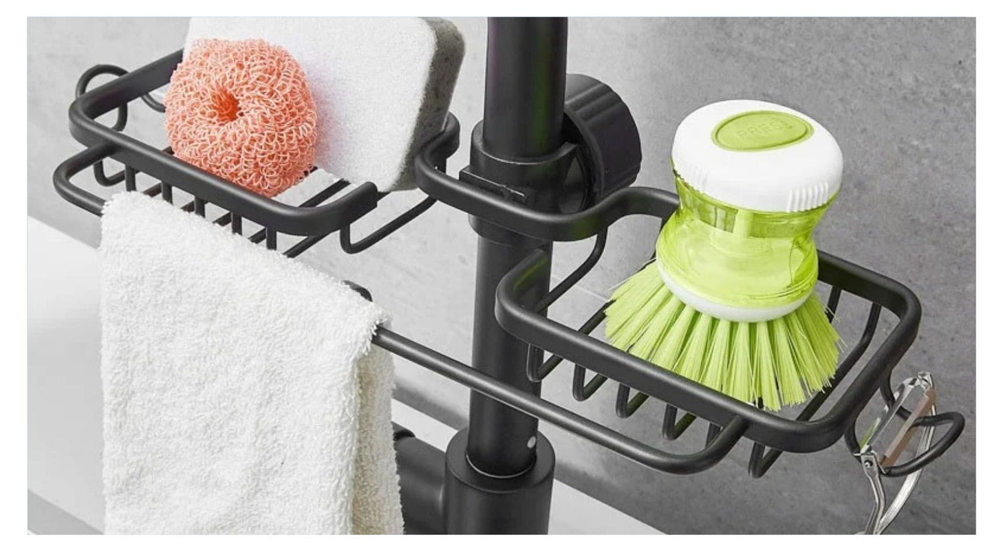 Support Eponge Evier | SPONGE SPACE™ Rangement Rapide et Design - Bouticuisine