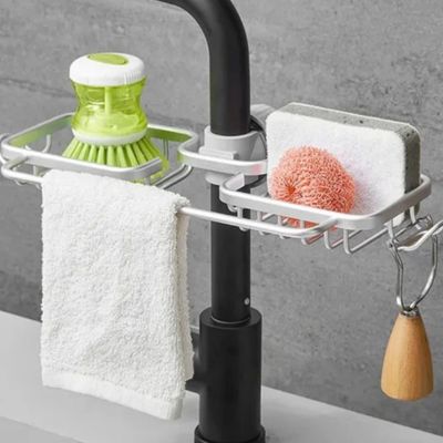 Support Eponge Evier | SPONGE SPACE™ Rangement Rapide et Design - Bouticuisine