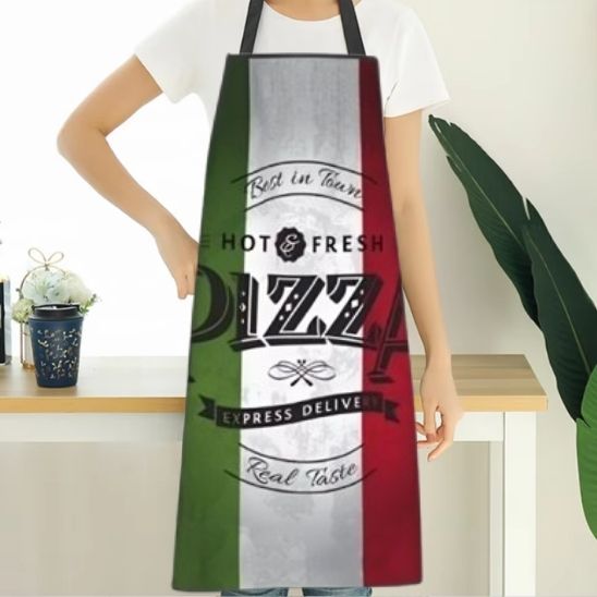 Tablier De Cuisine | RETRO PIZZA™ Amateurs et Professionnels - Bouticuisine