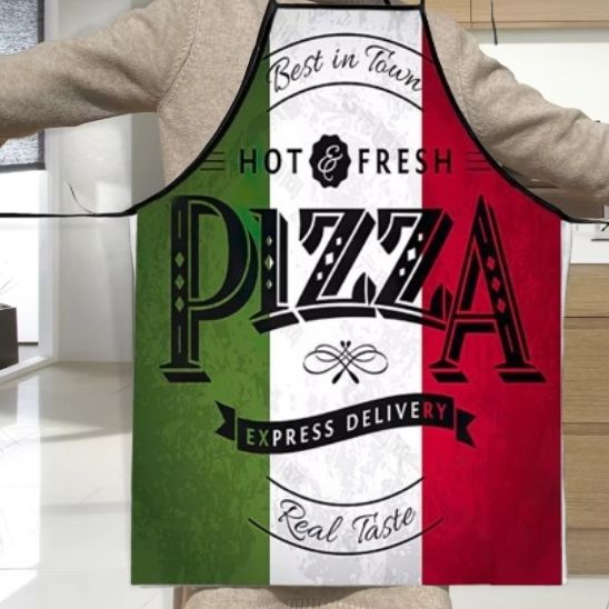 Tablier De Cuisine | RETRO PIZZA™ Amateurs et Professionnels - Bouticuisine